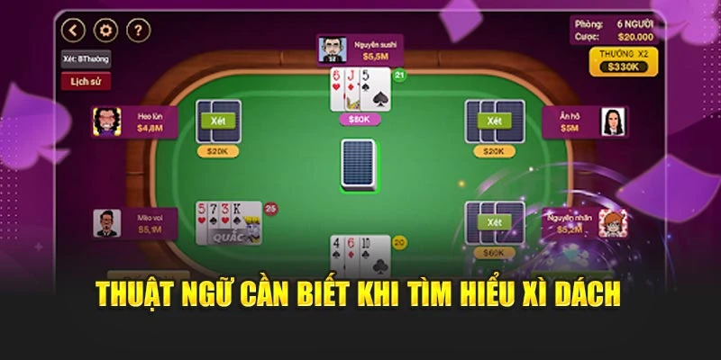Thuật ngữ cần biết khi tìm hiểu xì dách