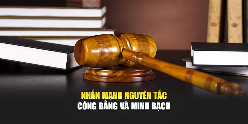 Nhấn mạnh nguyên tắc công bằng và minh bạch